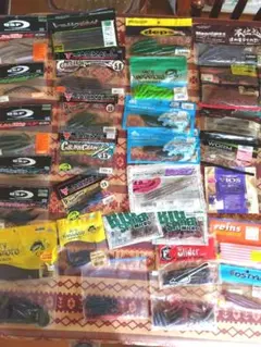 バス釣り用ソフトルアー ワーム 大量セット deps他 - メルカリ