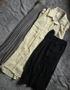 チュニック ロングシャツ ロングスカート セット junoah・ciuciuのサムネイル