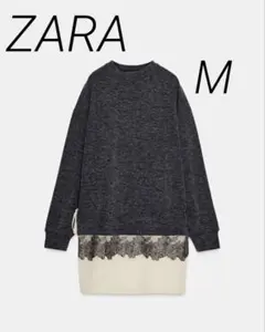 ZARA ソフトコントラストワンピース