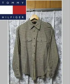 【TOMMY HILFIGER】チェックシャツ　90s ヴィンテージ