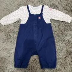 ミキハウス　ロンパース・カバーオール サイズ80