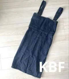 ☆KBF☆ジャンパースカート デニム ワンピース サスペンダー サロペット
