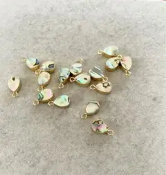 SALE 小粒アバロンシェルチャーム