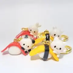 【2枚目】くまと玉子お寿司のキーホルダー