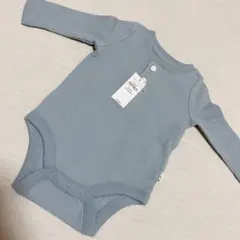 GAP ベビー ワッフル ロンパース ブルー 0-6ヶ月のサムネイル