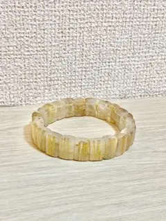 t*a様 ルチルクォーツ？ブレスレット　貰い物　断捨離