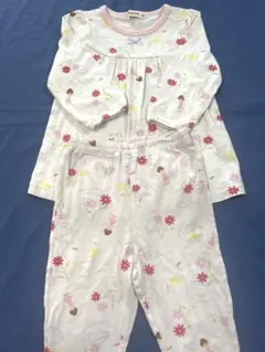 MIKI HOUSE パジャマ 90cm 花柄 ティーカップ