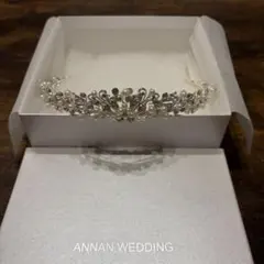 ANNAN WEDDING T60 シルバー ティアラ - メルカリ