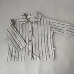 theLala ストライプ柄シャツ Sサイズ 韓国子供服