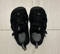 【KEEN】キッズ アウトドアサンダル 黒　ブラック　15cm