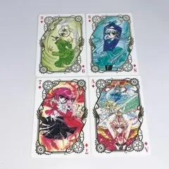 魔法騎士レイアース　トランプ　CLAMP　掲載当時雑誌ふろく　希少品　レアグッズ 中古】魔法騎士レイアース なかよし 付録 CLAMP先生描き下ろし