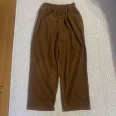 ジャーナルスタンダード　細コーデュロイ　タックワイドパンツ　ブラウン