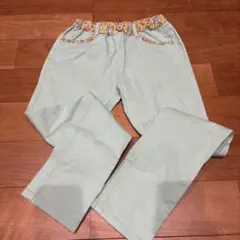 BRANSHES 花柄ウエストバンド 長ズボン 140