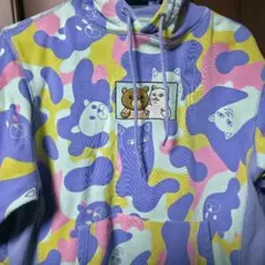 甘い暴力 拗らせうっさフーディー(ピンク) パーカー・生首ヘアゴム 咲