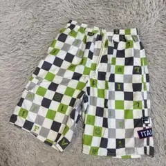 【美品】FILA フィラ 総柄ハーフパンツ チェッカーフラッグ ストリート Mのサムネイル