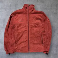 227コロンビアフリースジャケットオレンジテック系ゴープコア