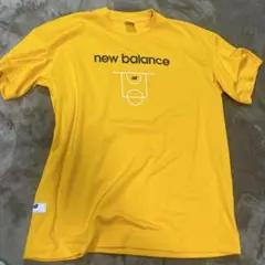 new balance バスケットボールTシャツ イエロー
