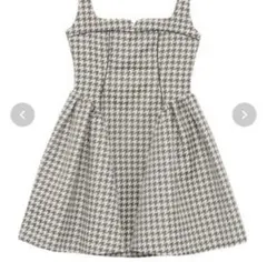 eimyistoire ジャガードハウンドトゥースミニワンピース