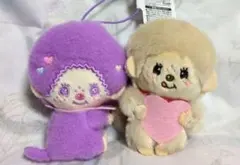 モンチッチ×マイメロディ コラボ おすわりぎゅっとマスコット ハートマスコット