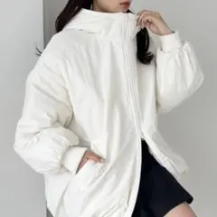 NICE CLAUP モンスターパーカーオーバーサイズブルゾン