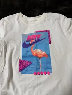 NIKE Tシャツ ホワイト Mサイズ フラミンゴ