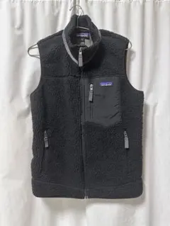 patagonia ブラック フリースベスト S