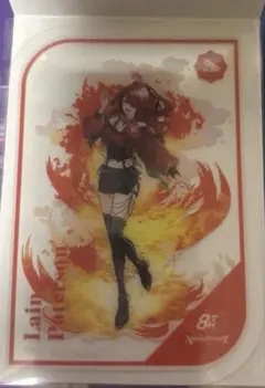 にじさんじ　8th ANNIVERSARY 特典クリアカード　レイン・パターソン