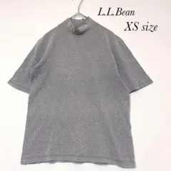 エルエルビーン 半袖 ハイネック Tシャツ カットソー グレー XS a0278のサムネイル