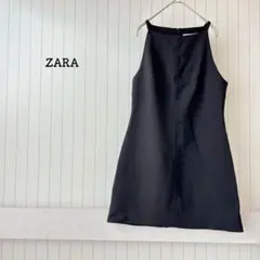 ザラ キャミワンピース サロペット 黒 フォーマル 冠婚葬祭 上品 綺麗め 美品