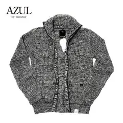 新品未使用！AZUL アズール ざっくり ニット カーディガン S グレーのサムネイル