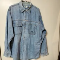 ビンテージ古着☆Calvin Klein Jeans デニムシャツ Lサイズ