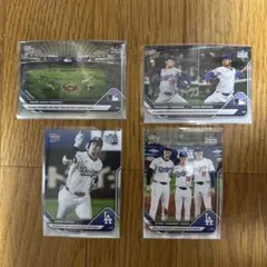 topps now 東京シリーズ 4枚セット大谷翔平 山本由伸 佐々木朗希③