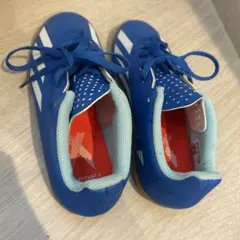 adidas CRAZYFAST 青 シューズ　フットサル　サイズ22.5