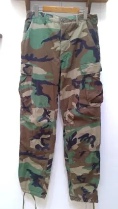 米軍実物 BDUパンツ トラウザーズ ウッドランド カモフラ 迷彩　カーゴパンツ