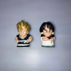 ドラゴンボール ミニフィギュア 孫悟飯 ビーデル 2体セット　当時物のサムネイル