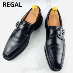 REGAL モンクストラップ ビジネスシューズ 本革 レザー リーガルのサムネイル