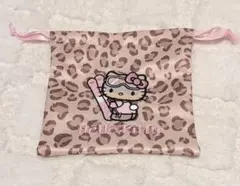 【新品未使用】雪焼けハローキティ スウィート限定巾着