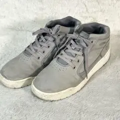 【Timberland】レザースニーカー ミッドカット グレー 26.5cmのサムネイル