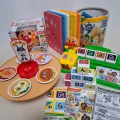 アンパンマン　メロディーボール　つみ木　回転寿司　もじキューブ　まとめ売り