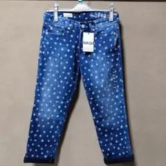 GAP　デニム ストレッチ ジーンズ クロップド丈 パンツ ストレート