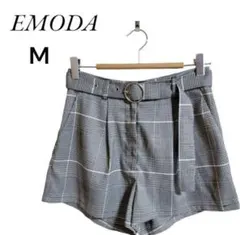最終価格❣️詰め放題対象❣️エモダ☆　ショートパンツ　チェック柄　M