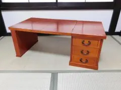 折り畳み式 文机 和机 引出し 3段 昭和レトロ ビンテージ 送料込み
