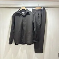 ORIHICA メンズシャツパンスーツ（セットアップ販売）茶色 M