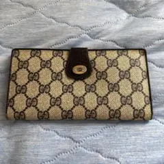 ヴィンテージ　オールドGUCCI GG柄 長財布 ロングウォレットのサムネイル