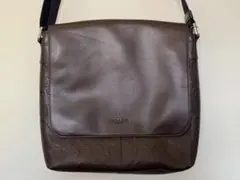 COACH コーチメンズ メッセンジャーバッグ【美品】