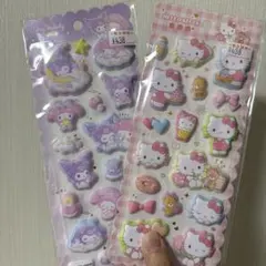 ハローキティ&クロミぷくぷくシールまとめ売り