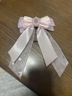 残り3点！リボンの髪飾り　ハンドメイド作品　髪留め　女の子　推しカラー　ピンク