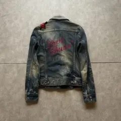 grunge hysteric glamor fade denim jacket