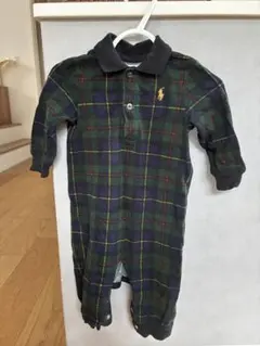 【Ralph Lauren】ベビーロンパース/チェック柄