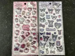 キャンディグリッターステッカー　2点セット